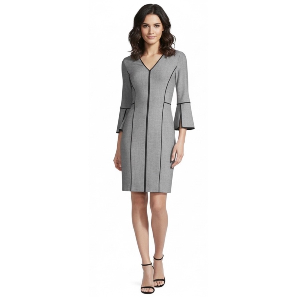 Elie Tahari Laurie Piped Sheath Dress Size 10 NWT